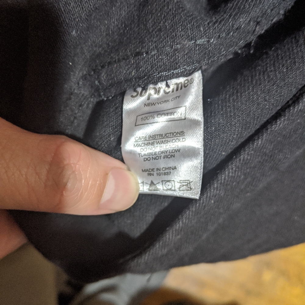 Supreme studded denim jacket ss17